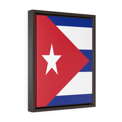 CUBA Vertical Framed Premium Gallery Wrap Canvas