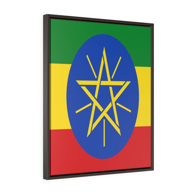 ETHIOPIA Vertical Framed Premium Gallery Wrap Canvas