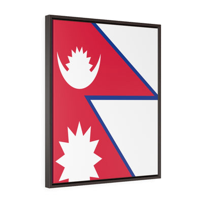 NEPAL Vertical Framed Premium Gallery Wrap Canvas