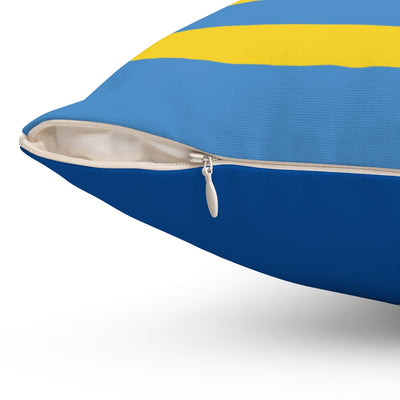 Aruba flag Spun Polyester Square Pillow