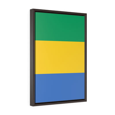 GABON Vertical Framed Premium Gallery Wrap Canvas