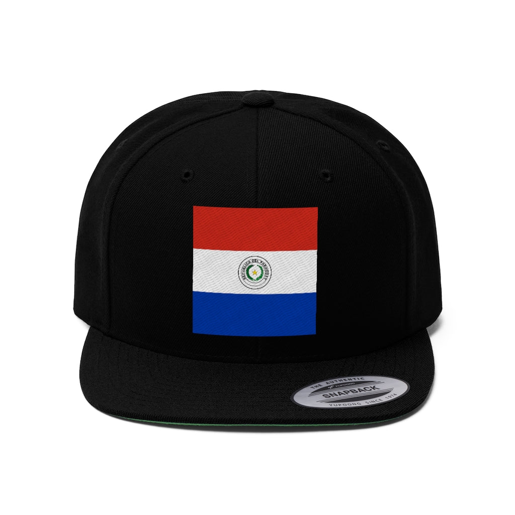 PARAGUAY Unisex Flat Bill Hat