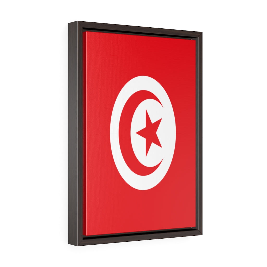 TUNISIA Vertical Framed Premium Gallery Wrap Canvas