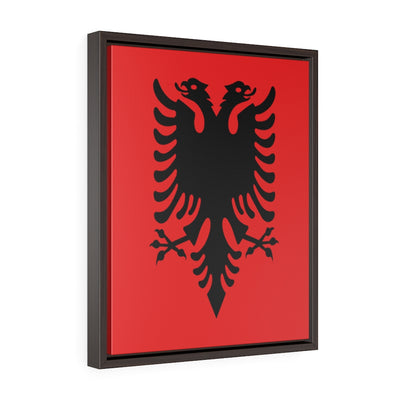 ALBANIA Vertical Framed Premium Gallery Wrap Canvas