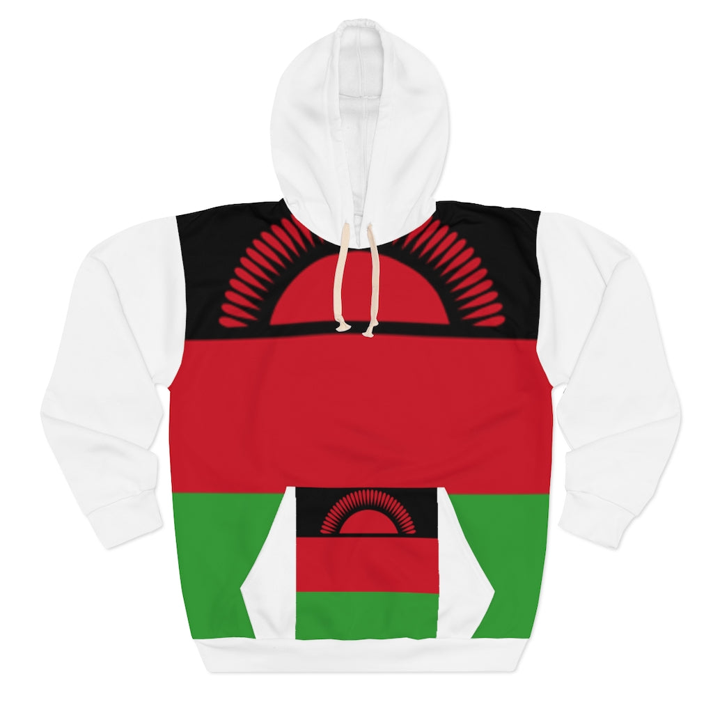 Malawi AOP Unisex Pullover Hoodie