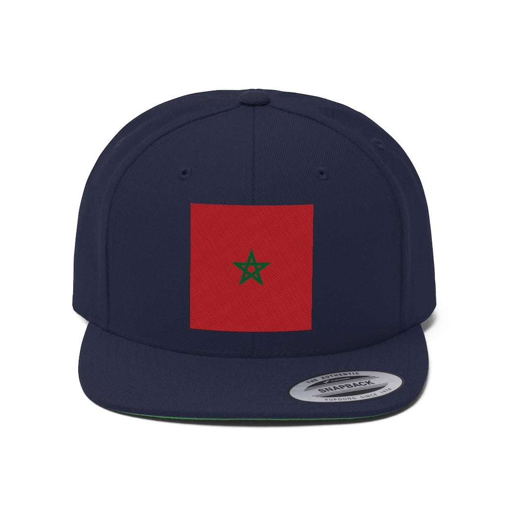 MOROCCO Unisex Flat Bill Hat