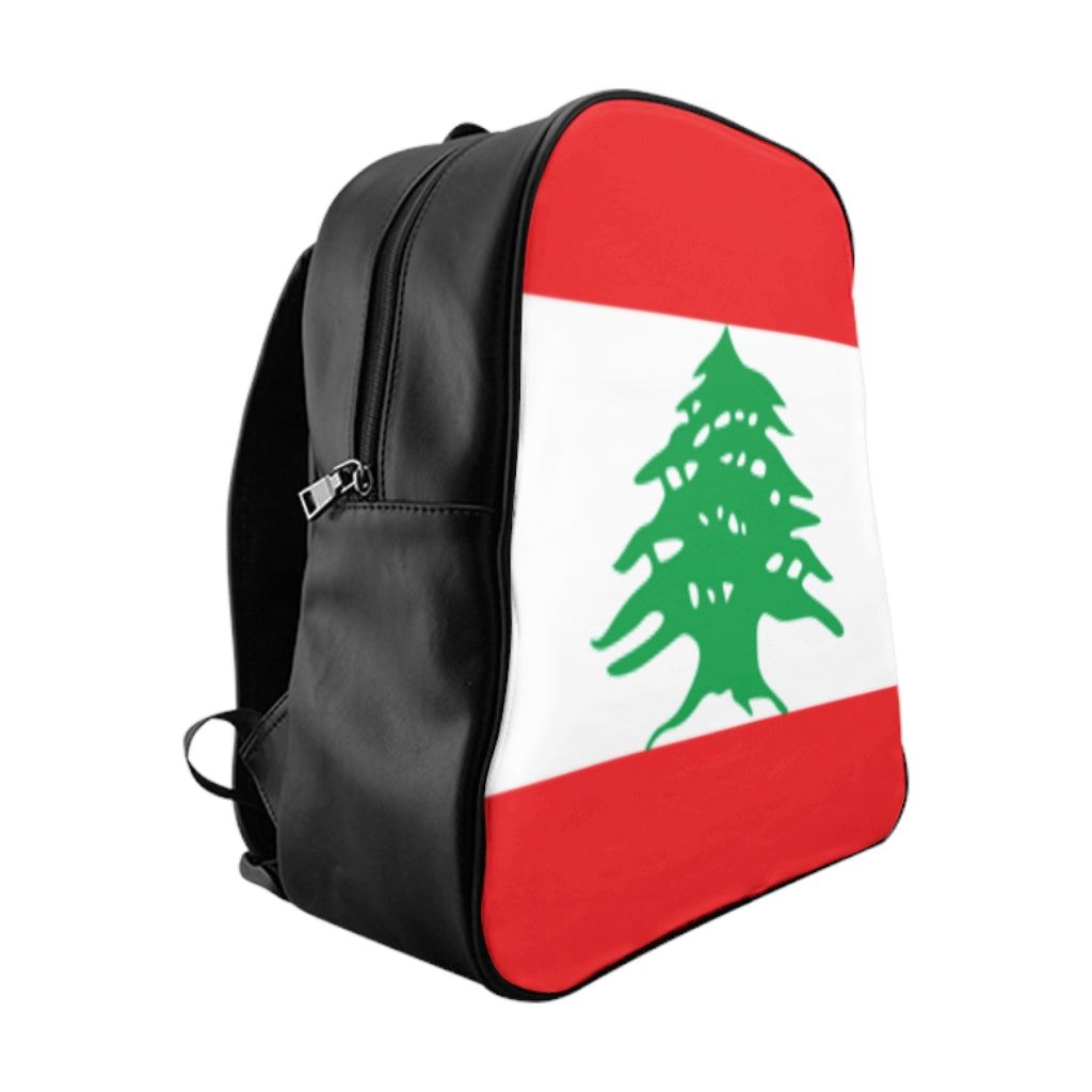 LEBANON FLAG School Backpack