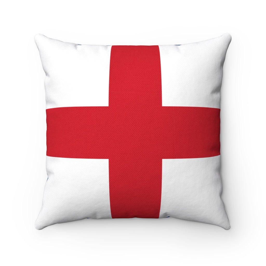 England flag Spun Polyester Square Pillow