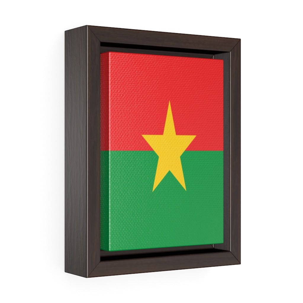 BURKINA FASO Vertical Framed Premium Gallery Wrap Canvas