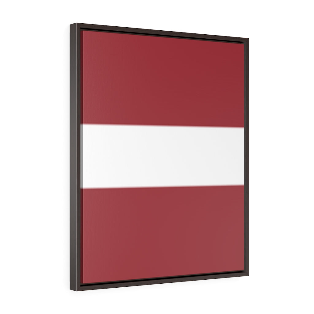 LATVIA Vertical Framed Premium Gallery Wrap Canvas