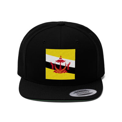 BRUNEI Unisex Flat Bill Hat