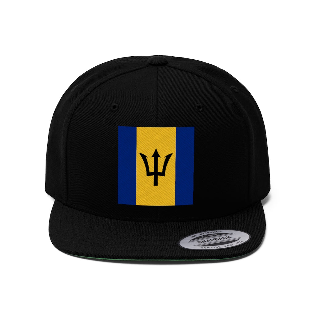 BARBADOS Unisex Flat Bill Hat