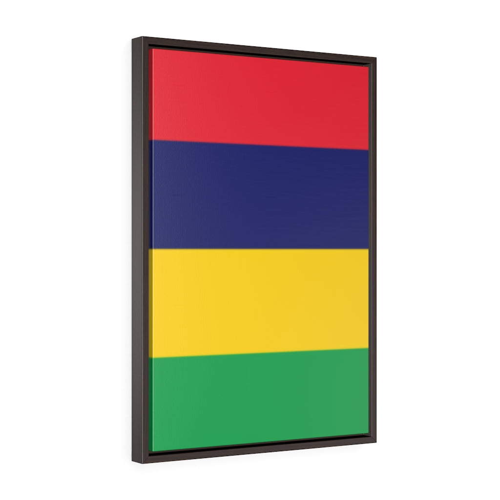 MAURITIUS Vertical Framed Premium Gallery Wrap Canvas