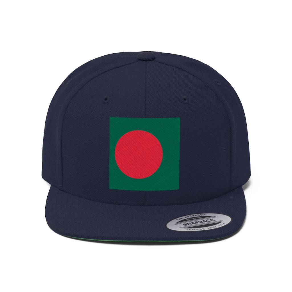 BANGLADESH Unisex Flat Bill Hat