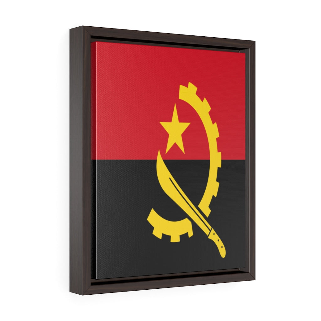 ANGOLA Vertical Framed Premium Gallery Wrap Canvas