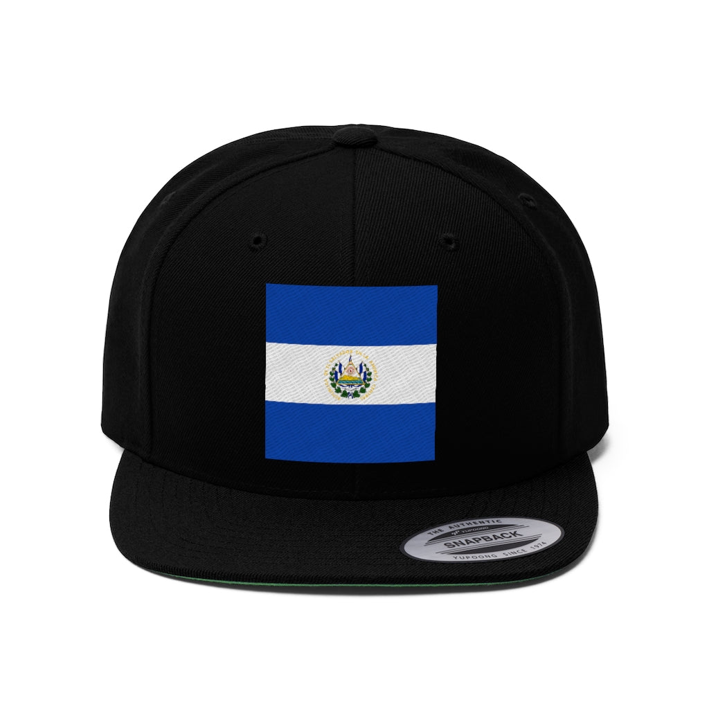 EL SALVADOR Unisex Flat Bill Hat