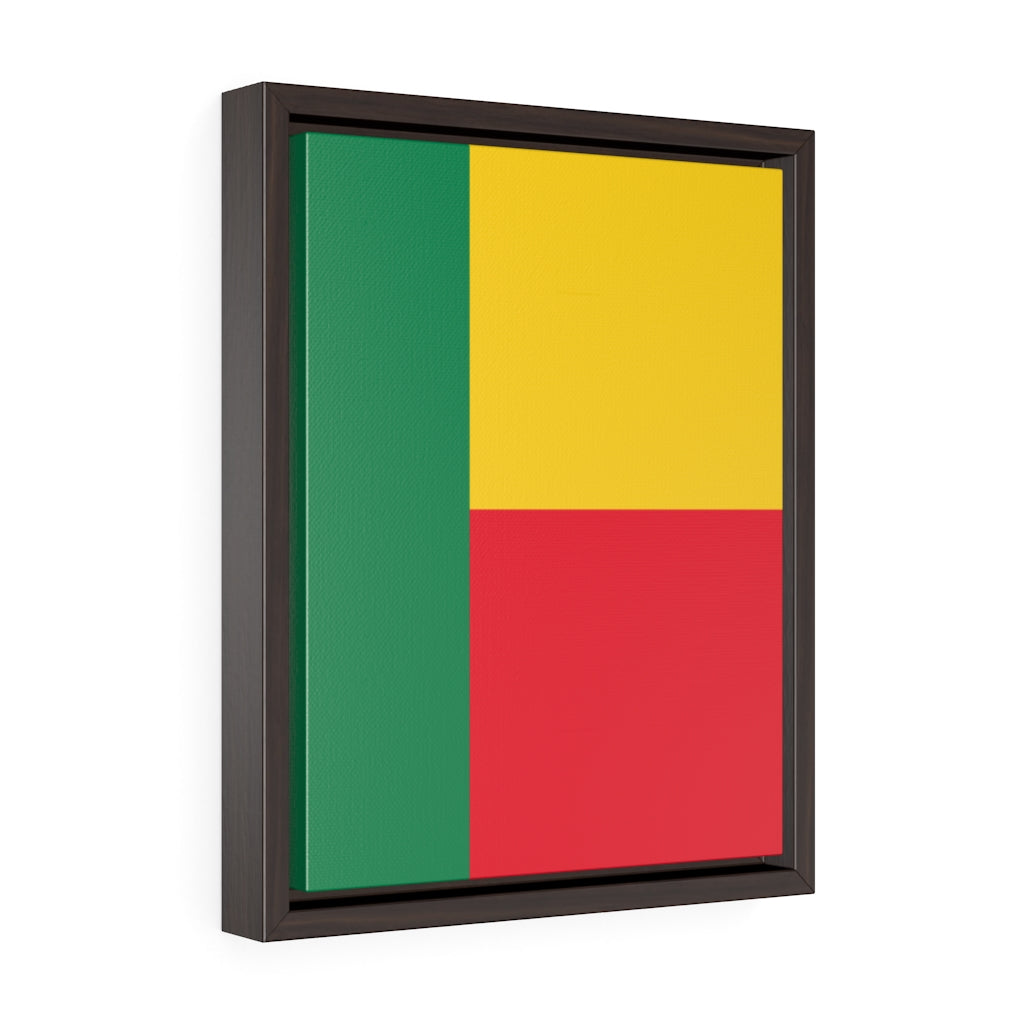 BENIN Vertical Framed Premium Gallery Wrap Canvas