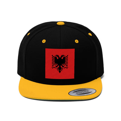 ALBANIA Unisex Flat Bill Hat