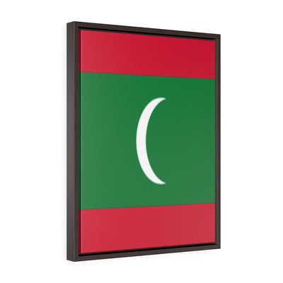 MALDIVES Vertical Framed Premium Gallery Wrap Canvas