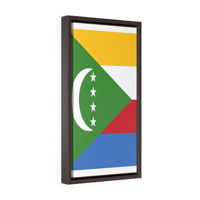 COMOROS Vertical Framed Premium Gallery Wrap Canvas