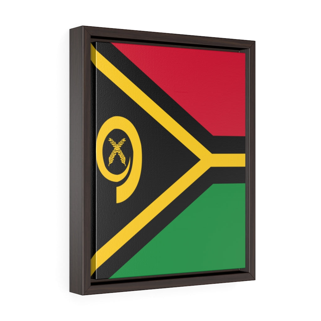 VANUATU Vertical Framed Premium Gallery Wrap Canvas