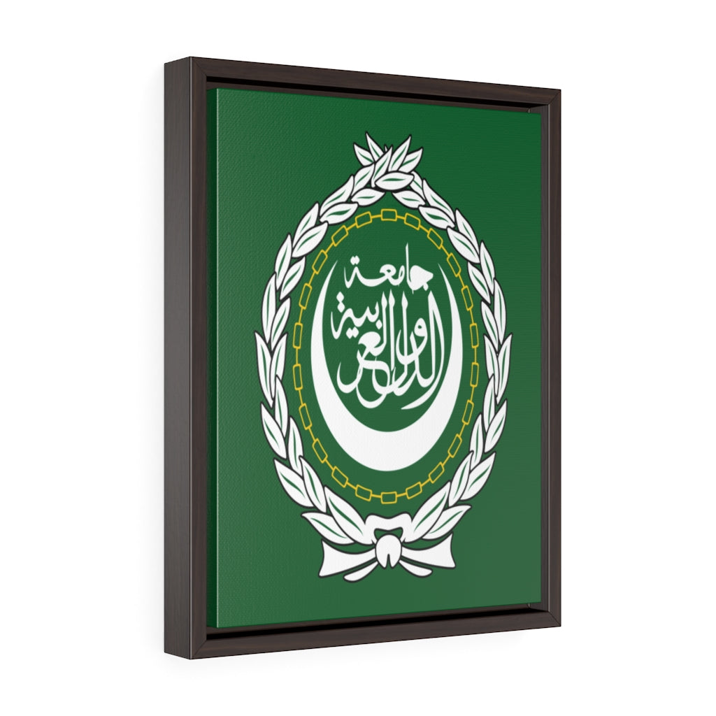 ARAB LEAGUE Vertical Framed Premium Gallery Wrap Canvas