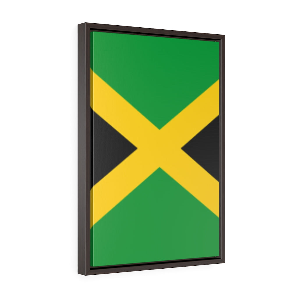 JAMAICA Vertical Framed Premium Gallery Wrap Canvas