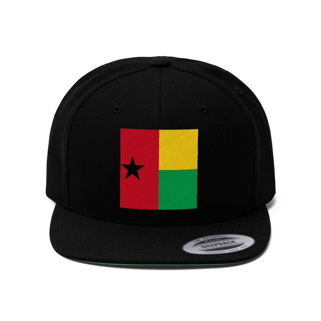 GUINEA-BISSAU Unisex Flat Bill Hat