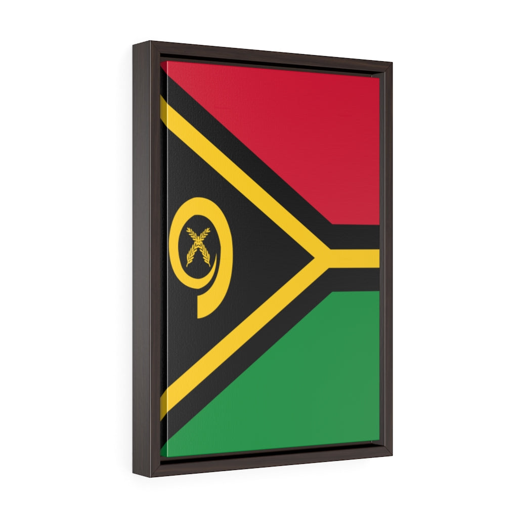 VANUATU Vertical Framed Premium Gallery Wrap Canvas