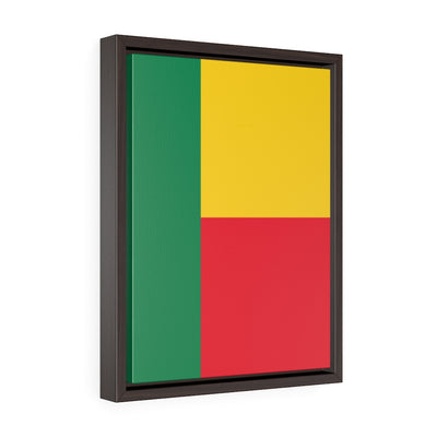 BENIN Vertical Framed Premium Gallery Wrap Canvas