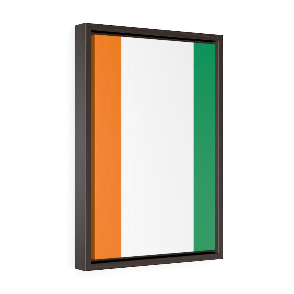 COTE D'IVOIRE Vertical Framed Premium Gallery Wrap Canvas