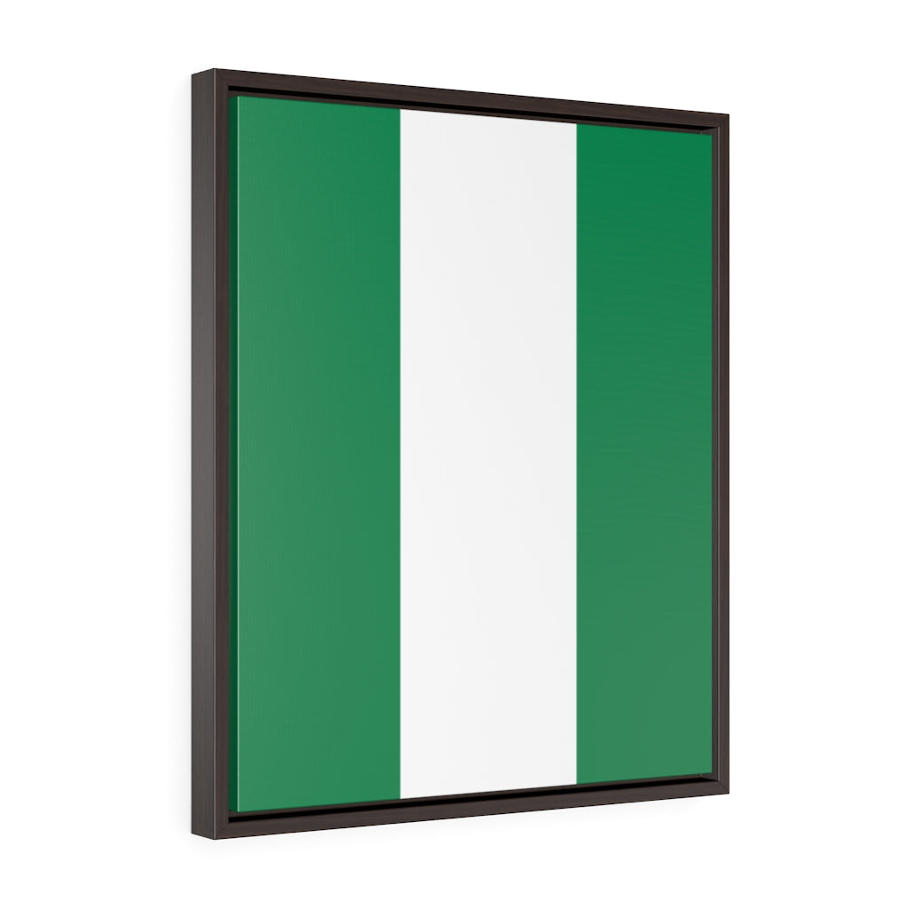 NIGERIA Vertical Framed Premium Gallery Wrap Canvas