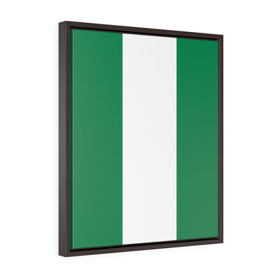 NIGERIA Vertical Framed Premium Gallery Wrap Canvas