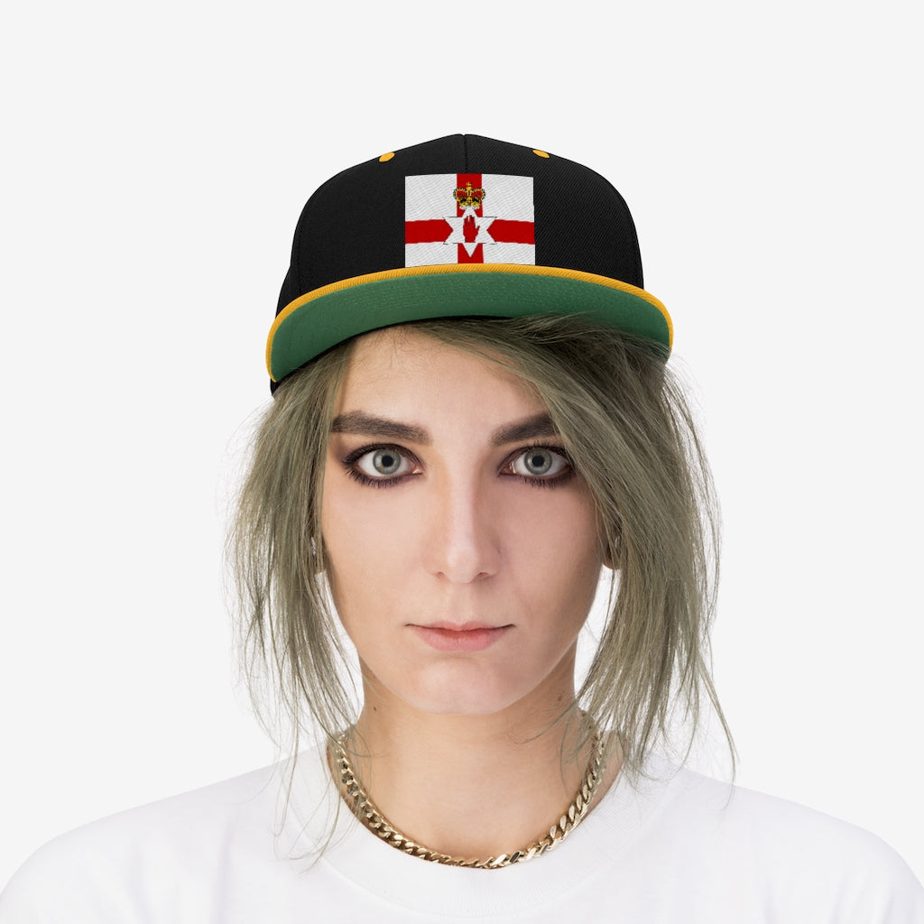 NORTHERN IRELAND Unisex Flat Bill Hat