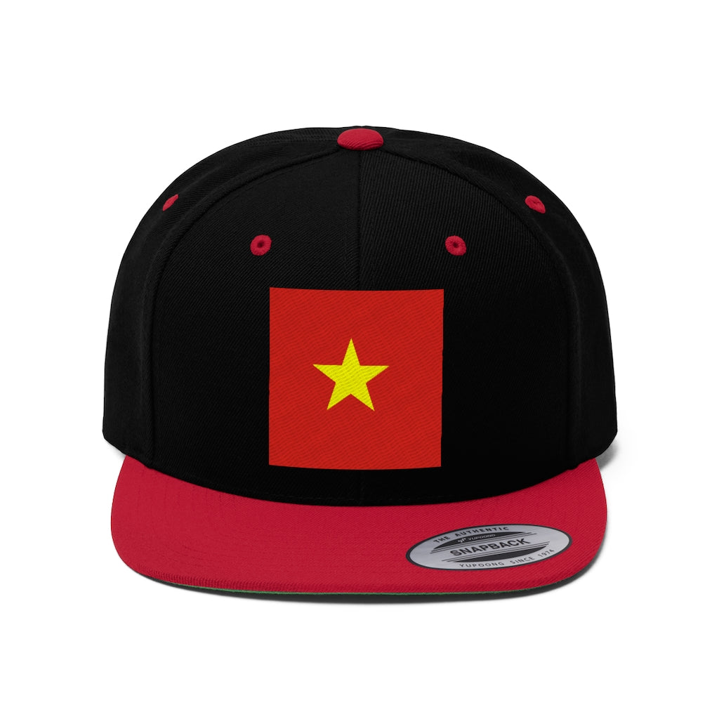 VIETNAM Unisex Flat Bill Hat