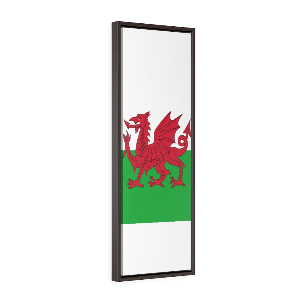 WALES Vertical Framed Premium Gallery Wrap Canvas