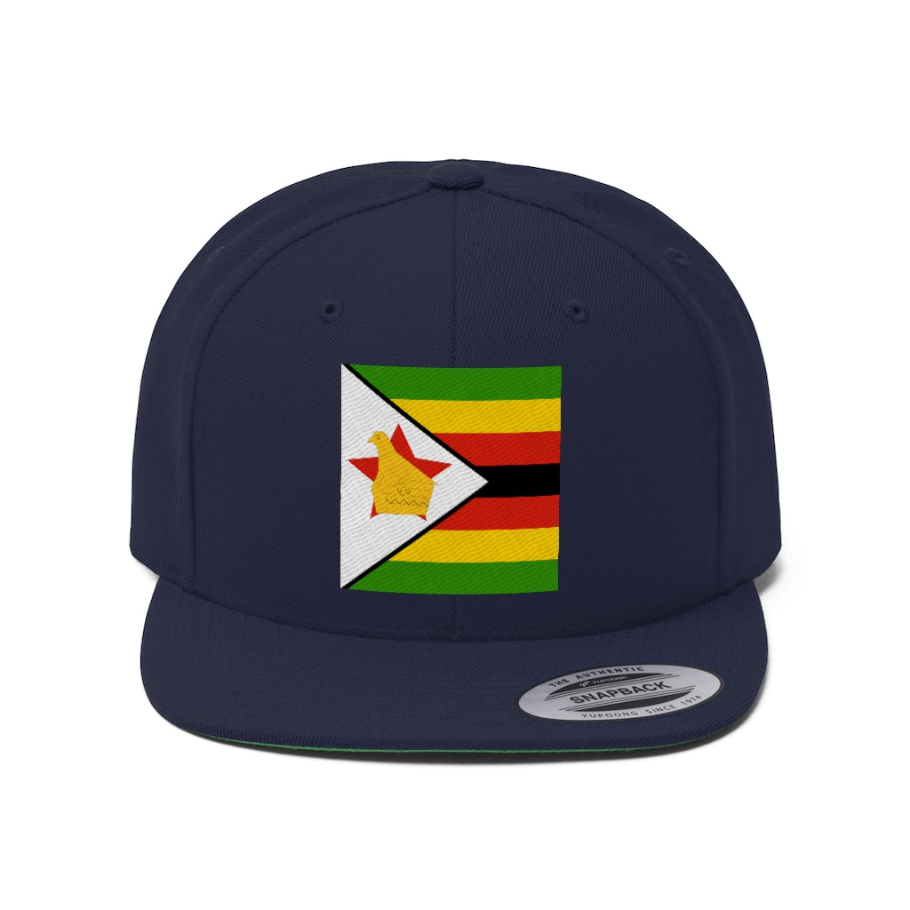 ZIMBABWE Unisex Flat Bill Hat