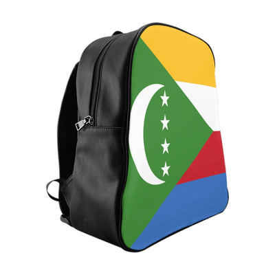 COMOROS FLAG School Backpack