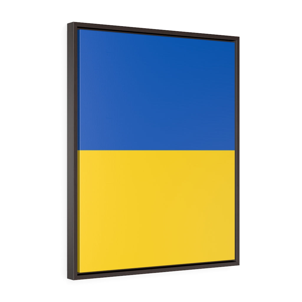 UKRAINE Vertical Framed Premium Gallery Wrap Canvas