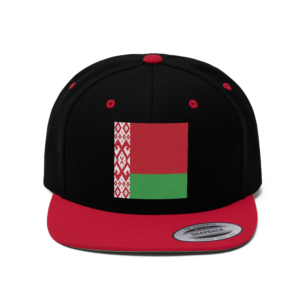 BELARUS Unisex Flat Bill Hat