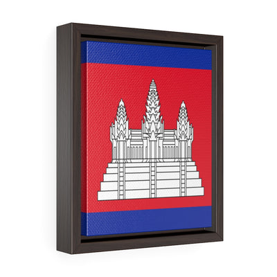 CAMBODIA Vertical Framed Premium Gallery Wrap Canvas