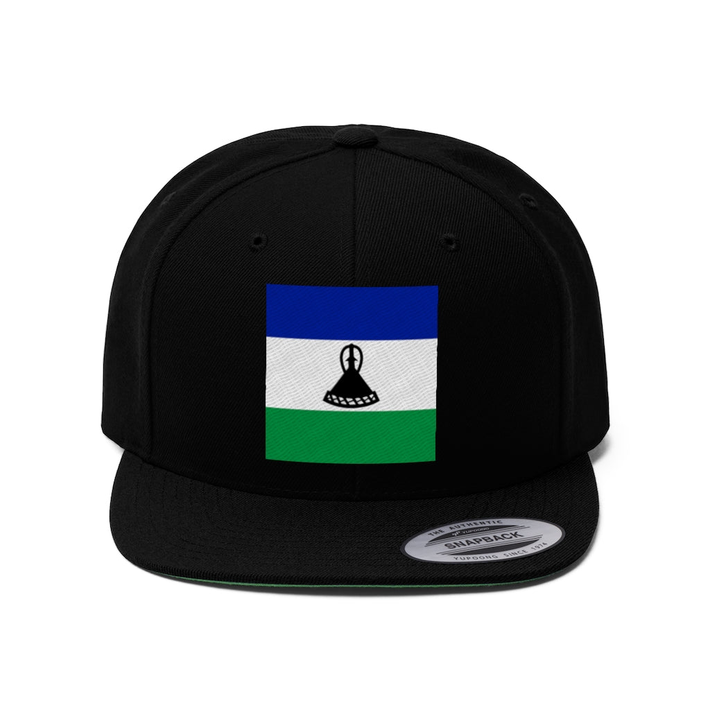 LESOTHO Unisex Flat Bill Hat