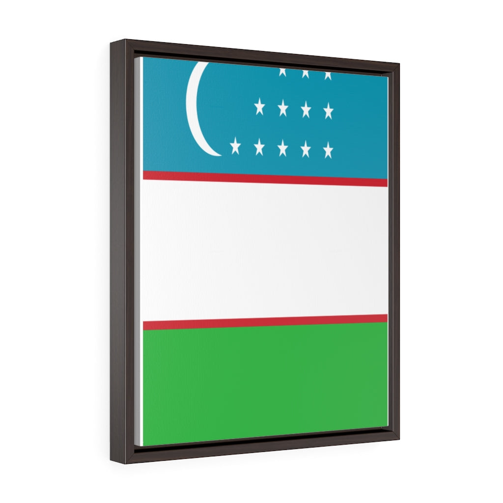 UZBEKISTAN Vertical Framed Premium Gallery Wrap Canvas