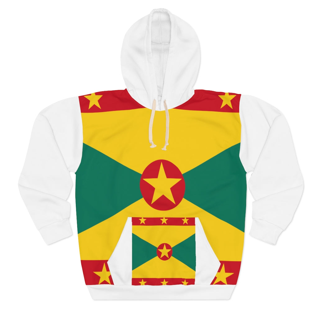 Grenada AOP Unisex Pullover Hoodie