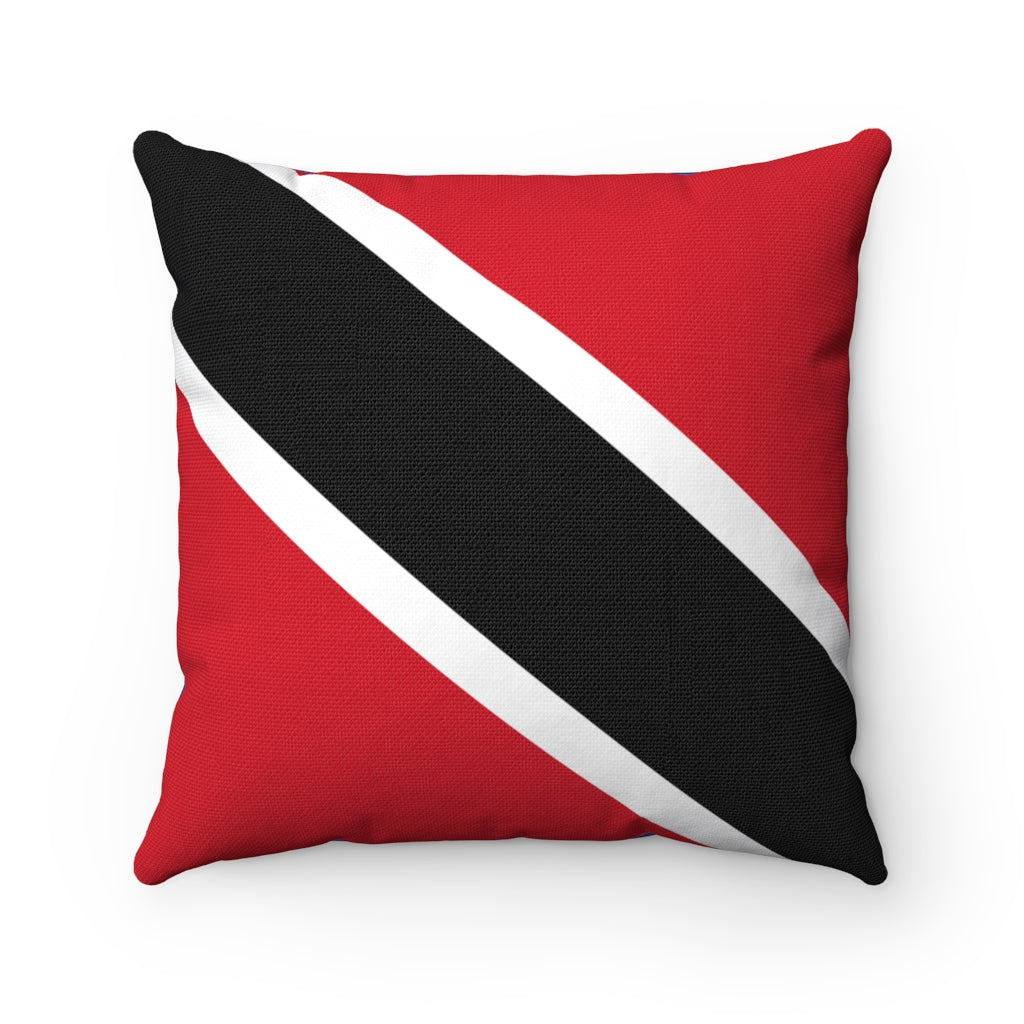 Trinidad and Tobago flag Spun Polyester Square Pillow