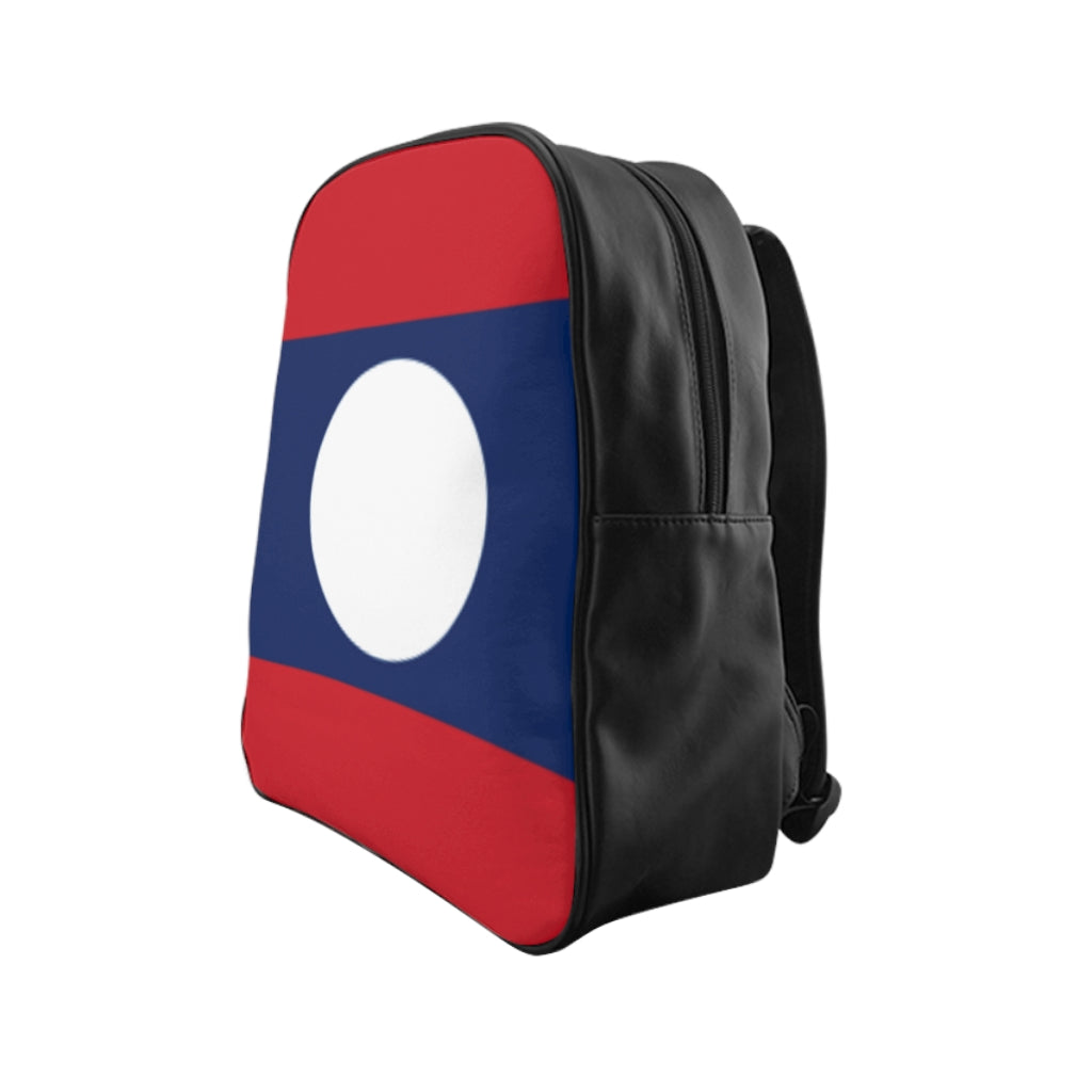 LAOS FLAG School Backpack