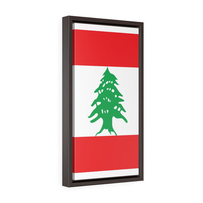 LEBANON Vertical Framed Premium Gallery Wrap Canvas