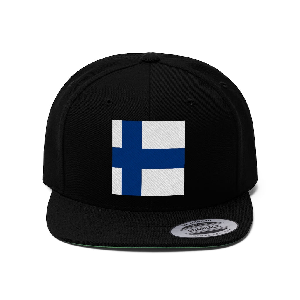 FINLAND Unisex Flat Bill Hat