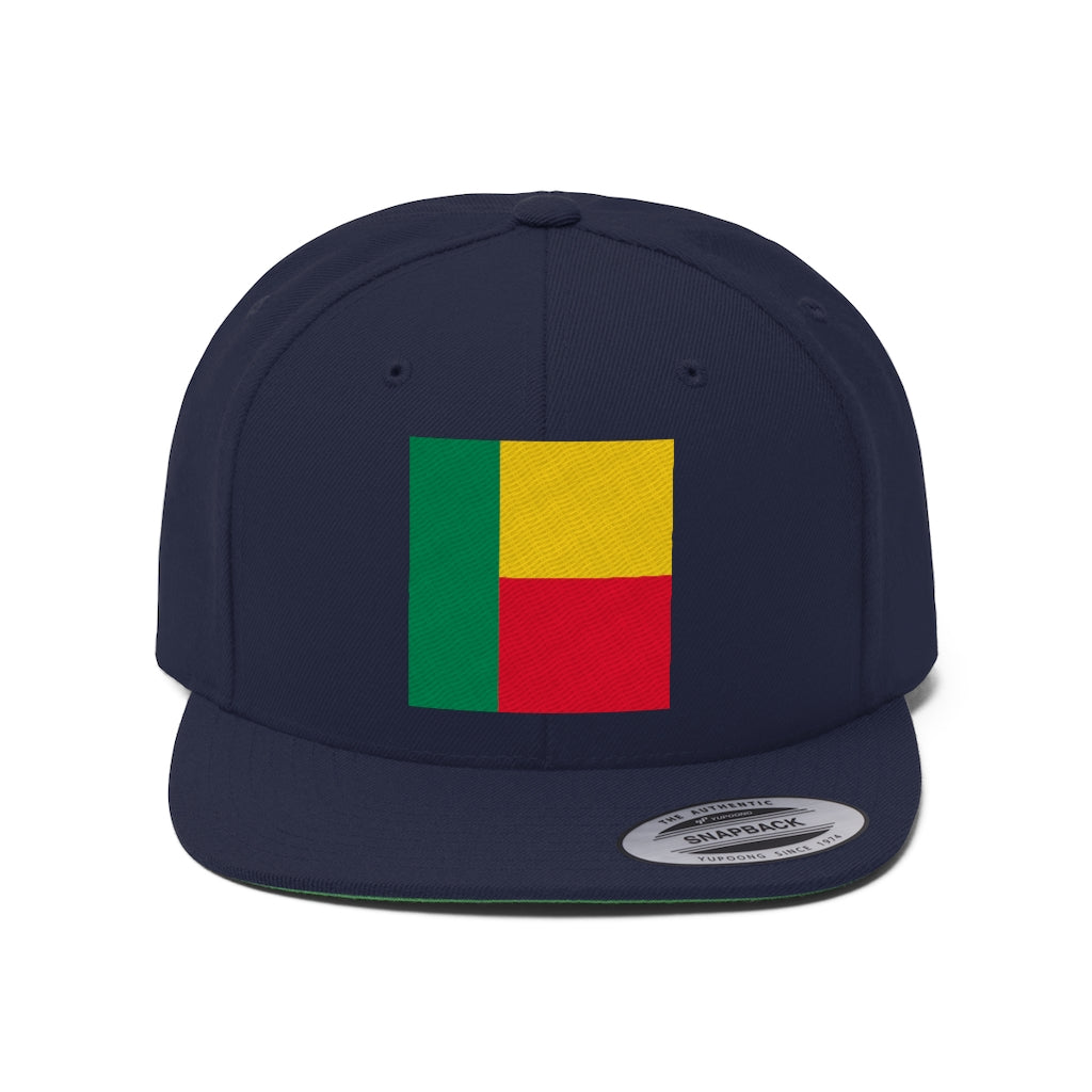 BENIN Unisex Flat Bill Hat