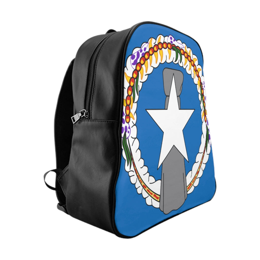 NORTHERN MARIANA ISLANDS FLAG School Backpack